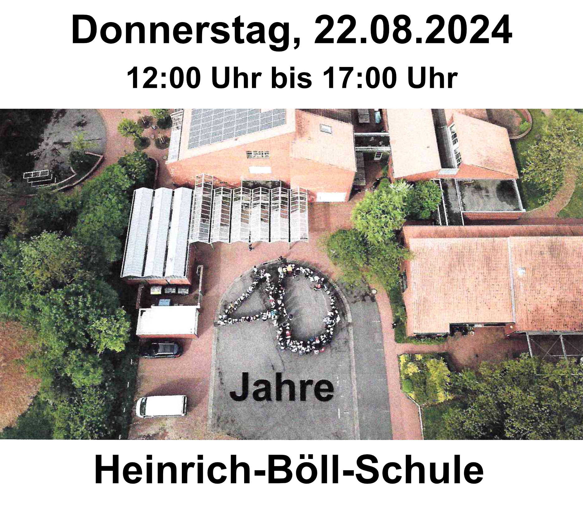 Die Heinrich-Böll-Schule feiert Geburtstag!